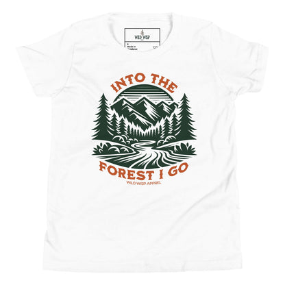 'Into the Forest I Go' Youth Short Sleeve T-Shirt T-Shirts