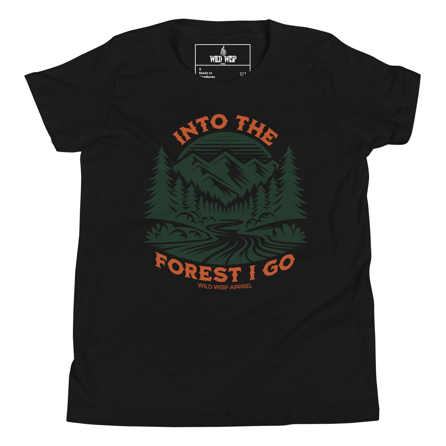 'Into the Forest I Go' Youth Short Sleeve T-Shirt T-Shirts