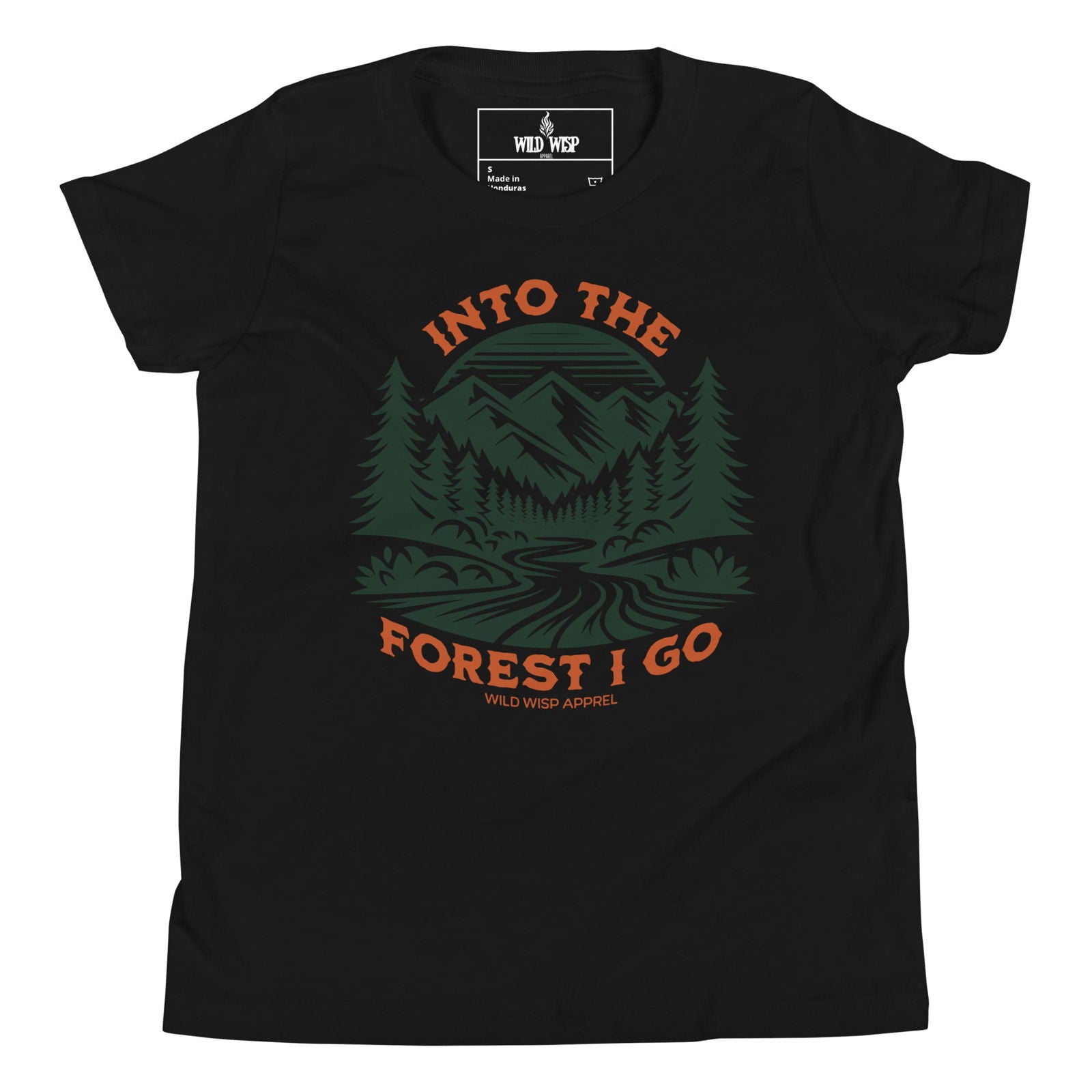 'Into the Forest I Go' Youth Short Sleeve T-Shirt T-Shirts