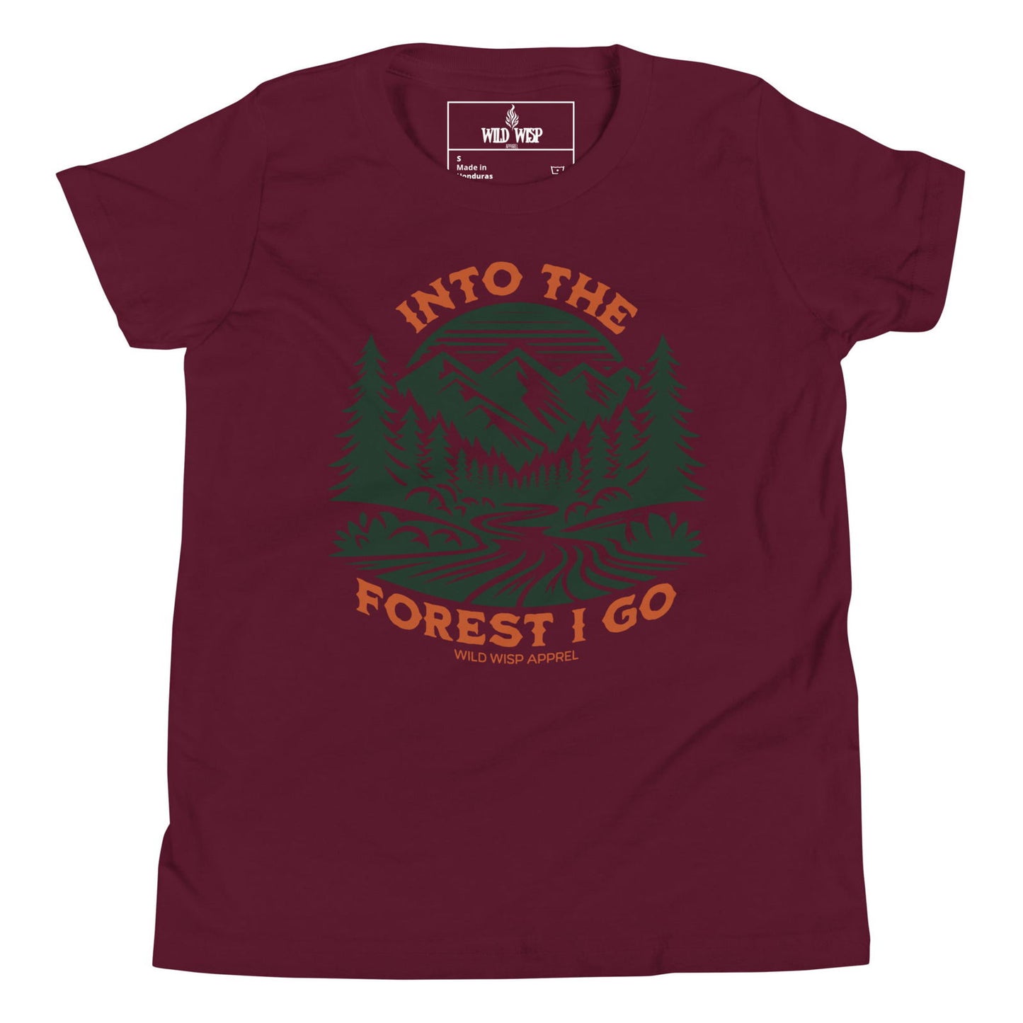'Into the Forest I Go' Youth Short Sleeve T-Shirt T-Shirts