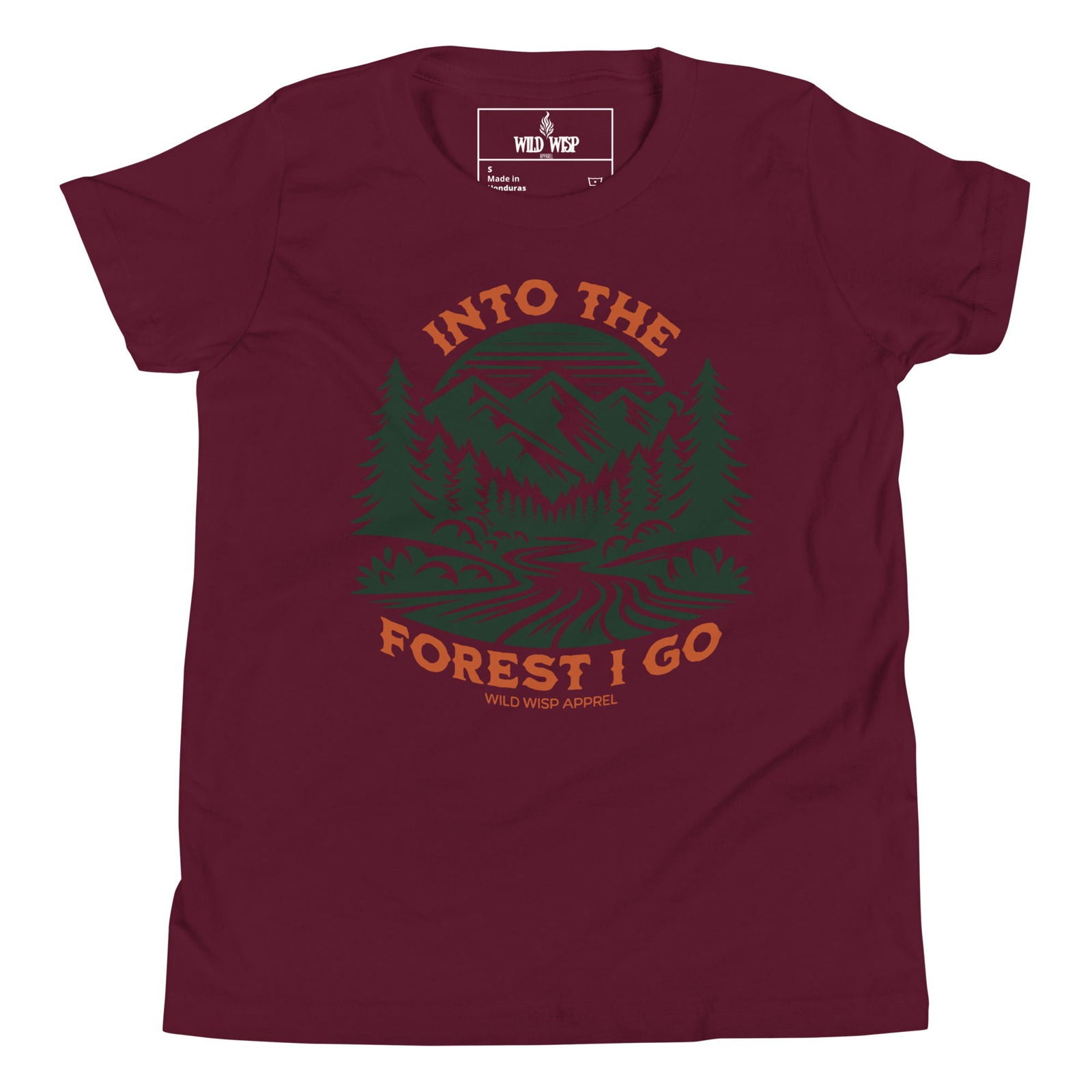 'Into the Forest I Go' Youth Short Sleeve T-Shirt T-Shirts