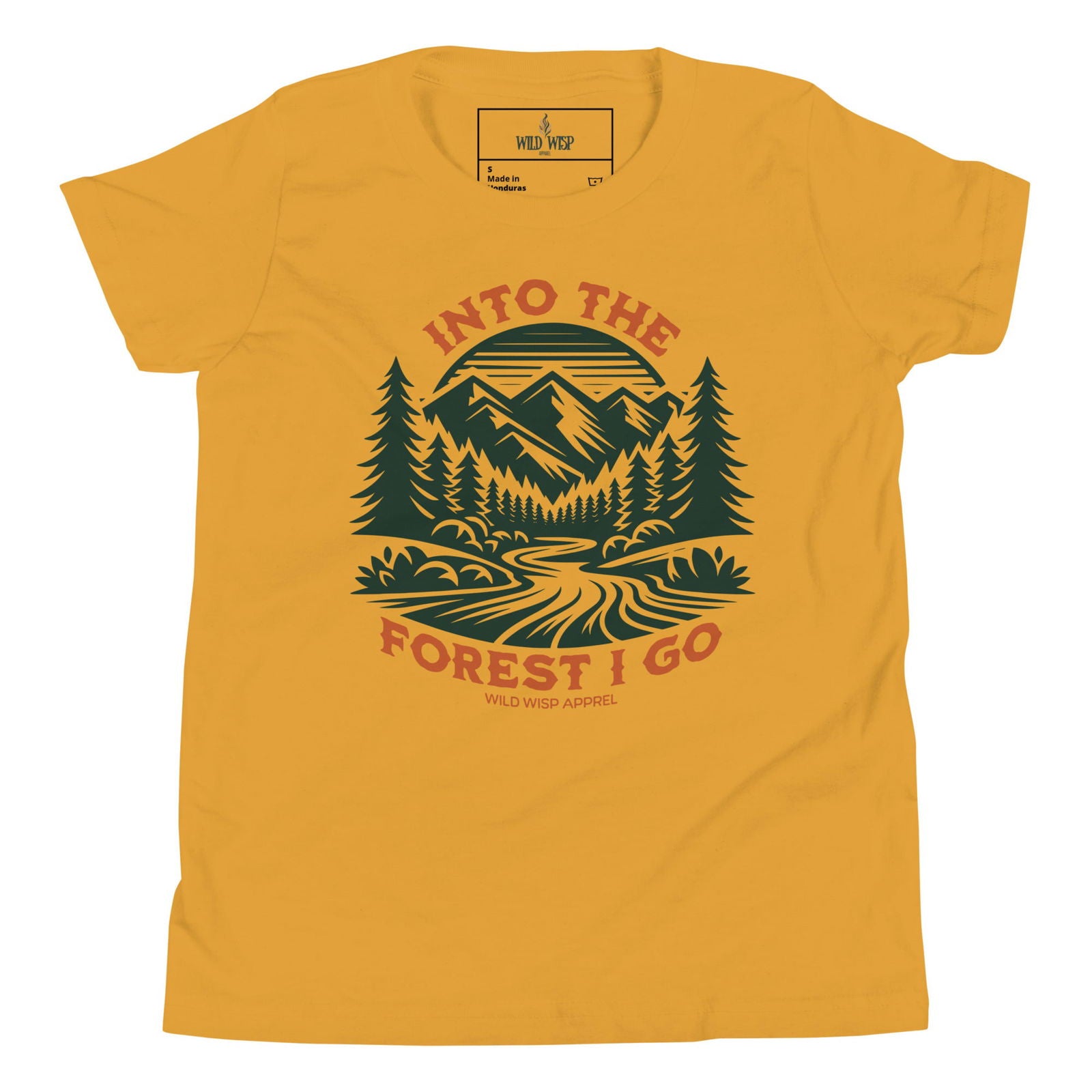'Into the Forest I Go' Youth Short Sleeve T-Shirt T-Shirts