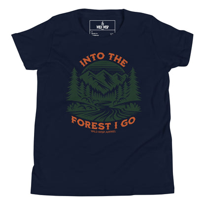 'Into the Forest I Go' Youth Short Sleeve T-Shirt T-Shirts