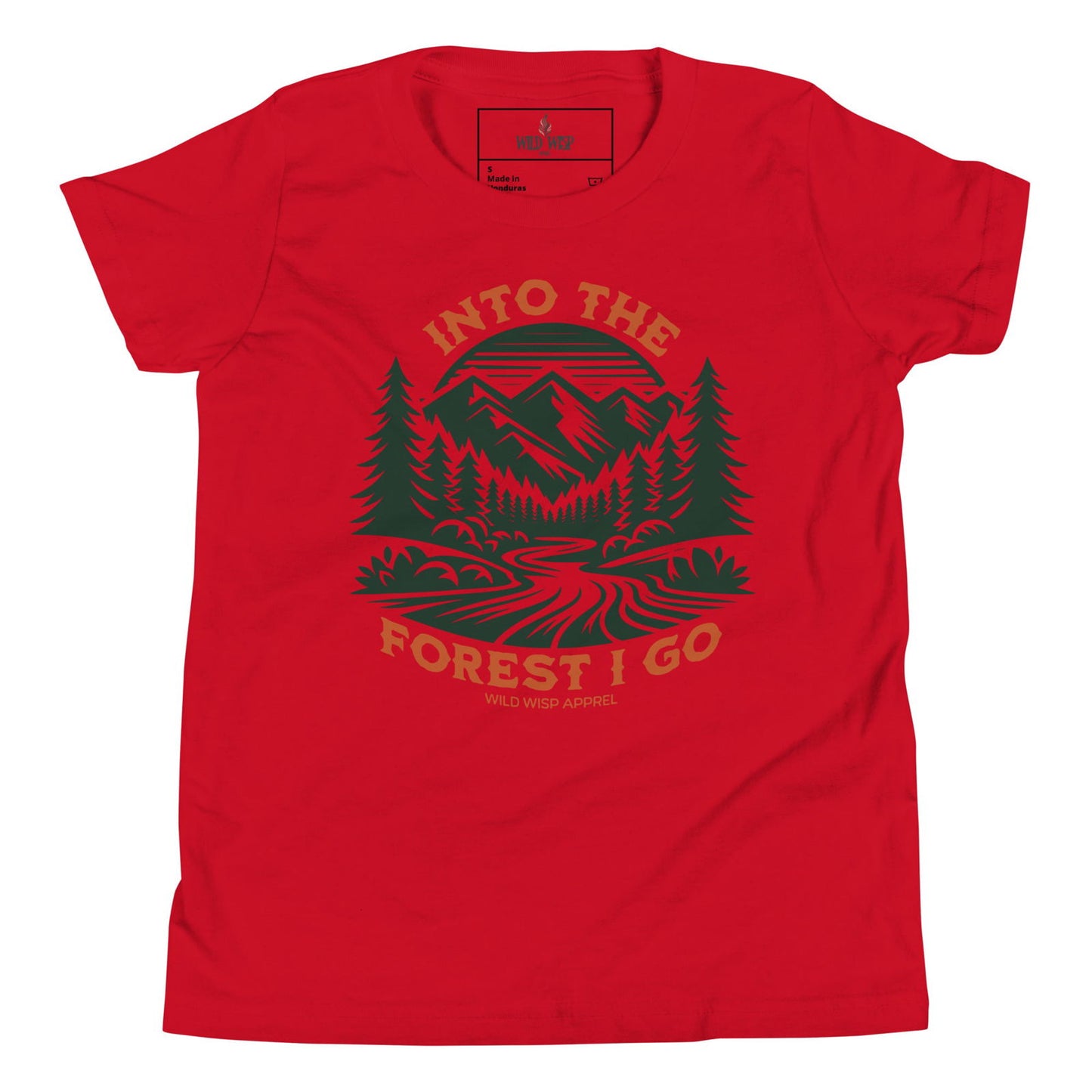 'Into the Forest I Go' Youth Short Sleeve T-Shirt T-Shirts
