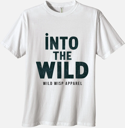 'Into the Wild' Organic Unisex Crewneck T-shirt - Wild Wisp Apparel