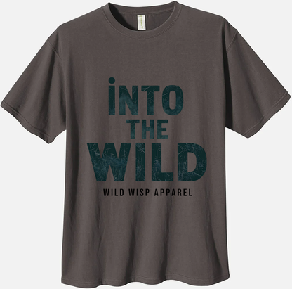 'Into the Wild' Organic Unisex Crewneck T-shirt T-Shirts