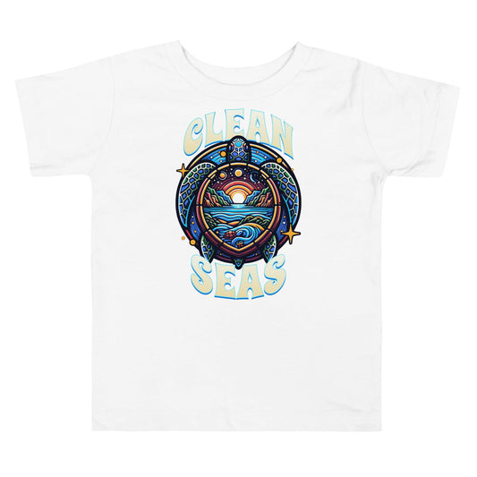 'Clean Seas' Toddler Short Sleeve Tee T-Shirts