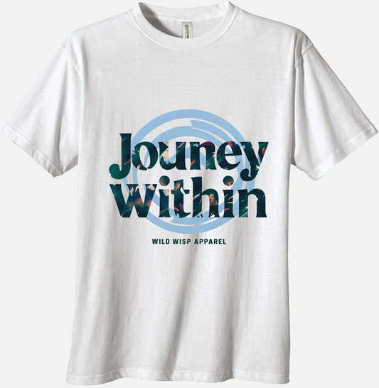 'Journey Within' Organic Unisex Crewneck T-shirt - Wild Wisp Apparel