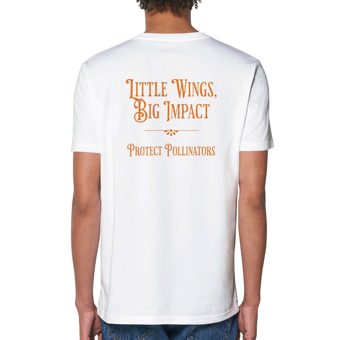 'Little Wings Big Impact' Organic Unisex Crewneck T-shirt T-Shirts
