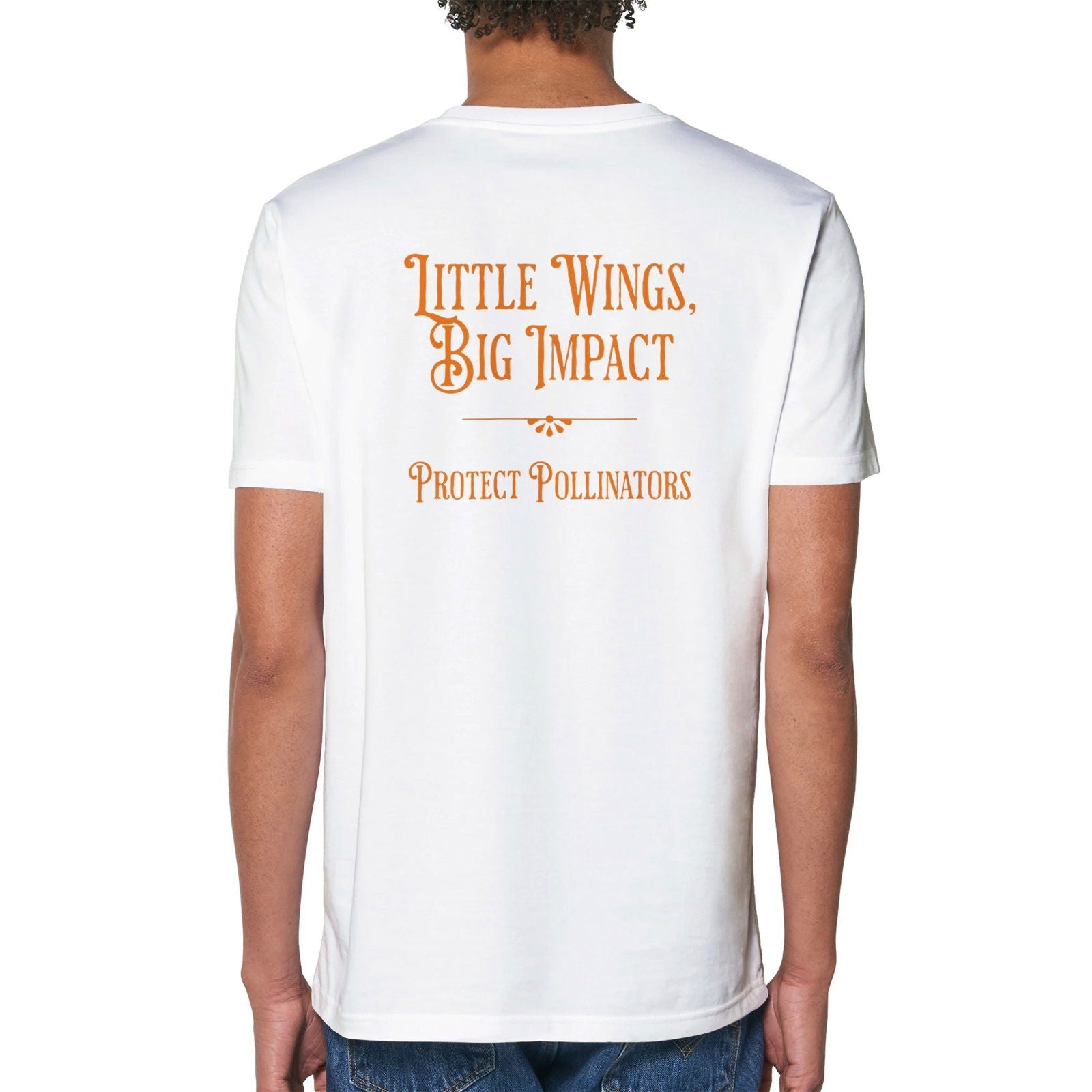'Little Wings Big Impact' Organic Unisex Crewneck T-shirt T-Shirts