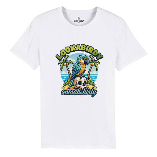 'LookaBirdy OnMahShirdy' Organic Unisex Crewneck T-shirt T-Shirts