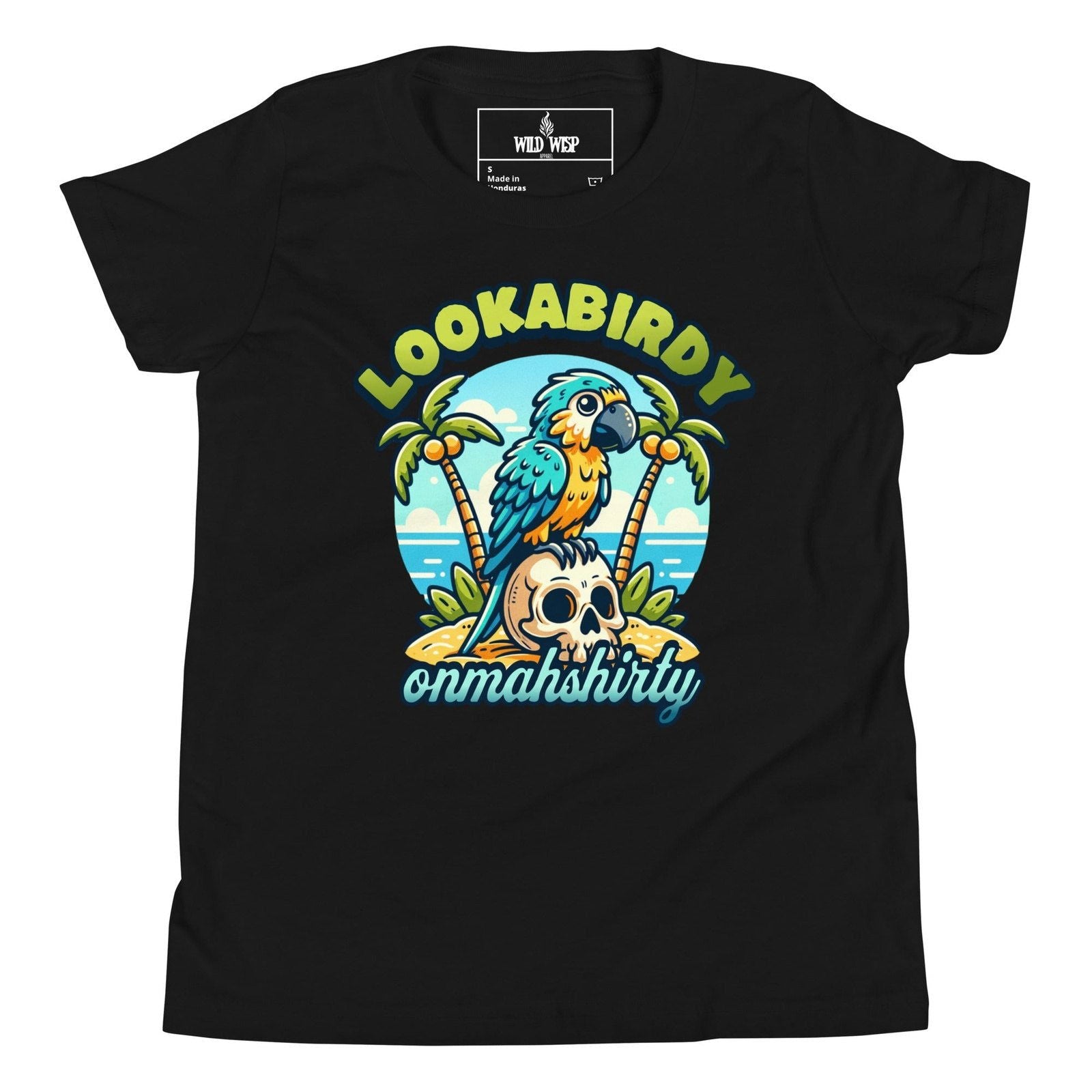 'Lookabirdy Onmahshirty' Youth Short Sleeve T-Shirt T-Shirts