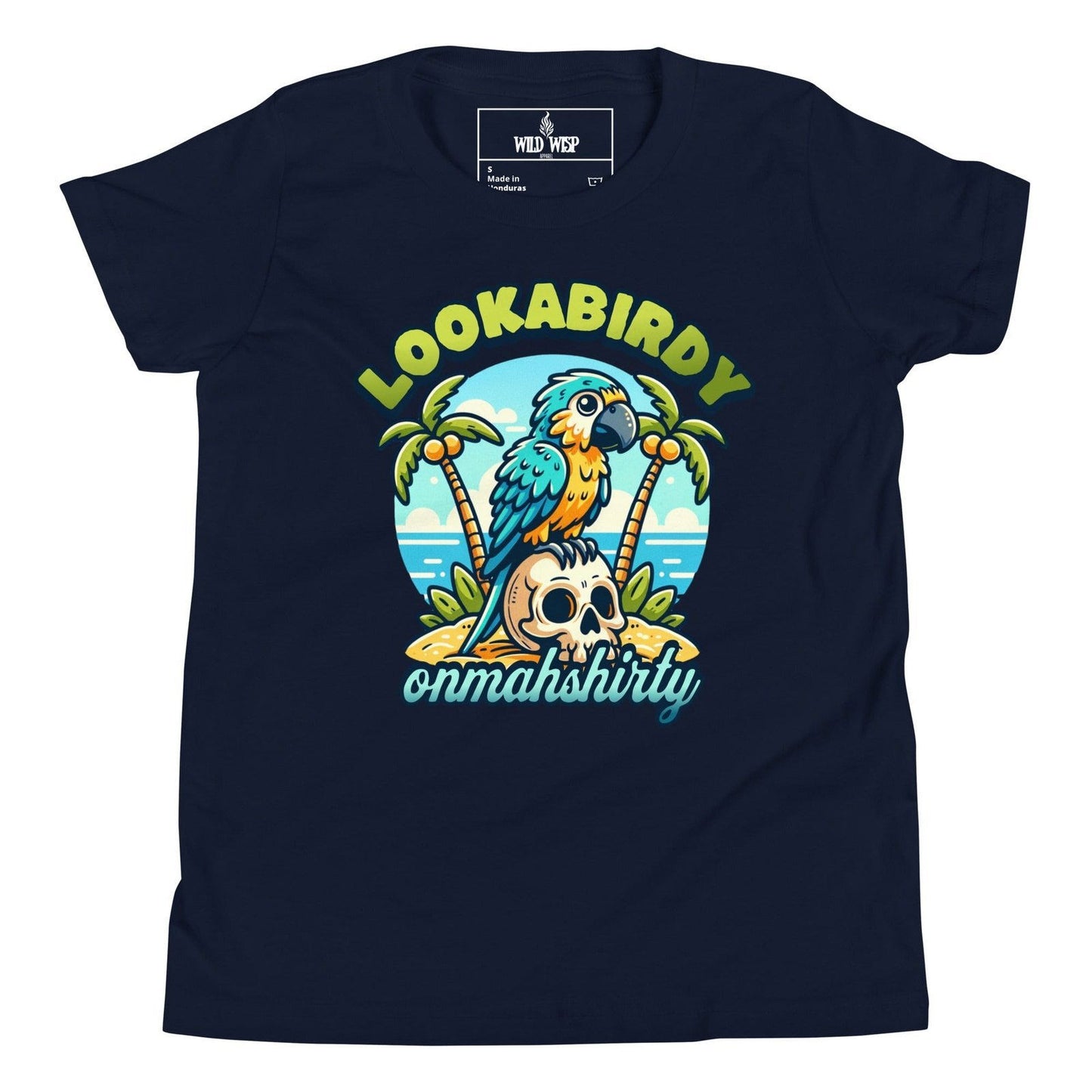 'Lookabirdy Onmahshirty' Youth Short Sleeve T-Shirt T-Shirts