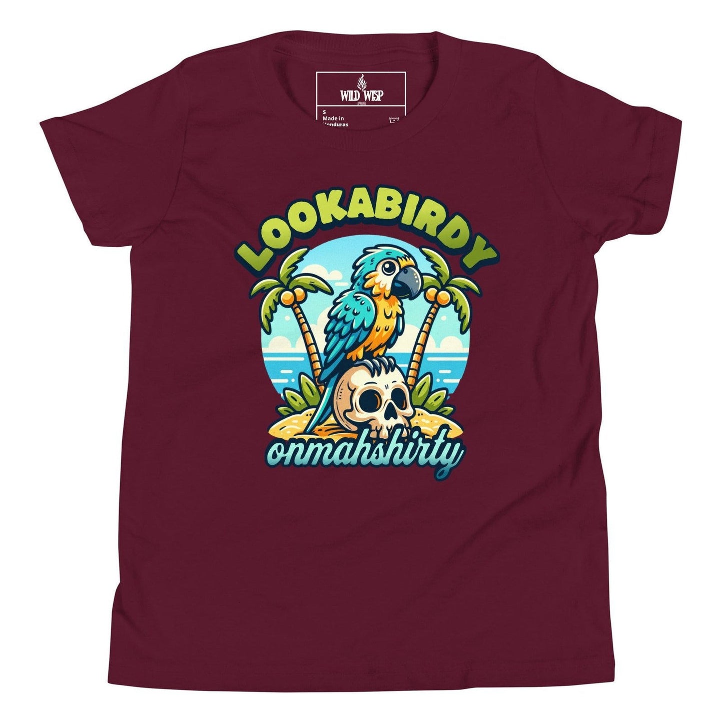 'Lookabirdy Onmahshirty' Youth Short Sleeve T-Shirt T-Shirts