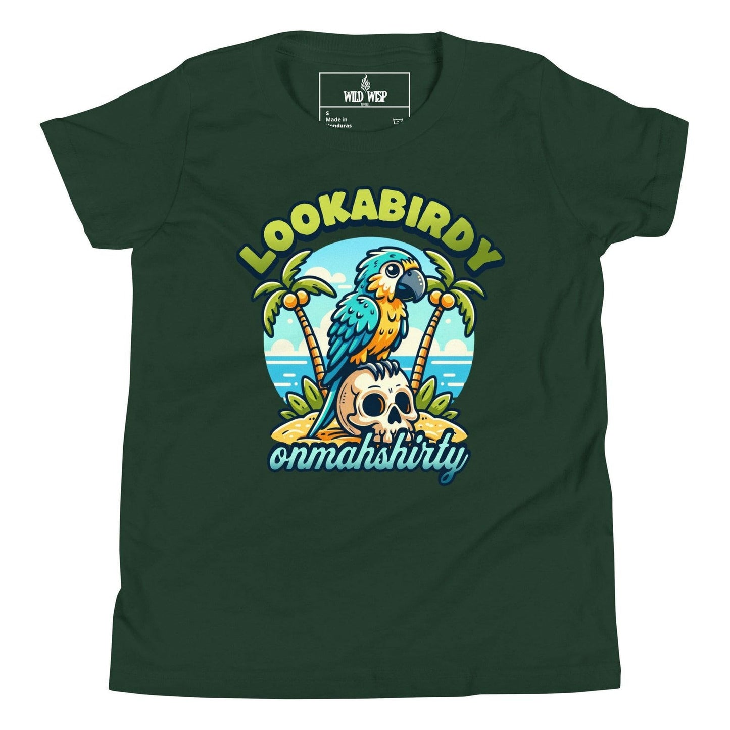 'Lookabirdy Onmahshirty' Youth Short Sleeve T-Shirt T-Shirts