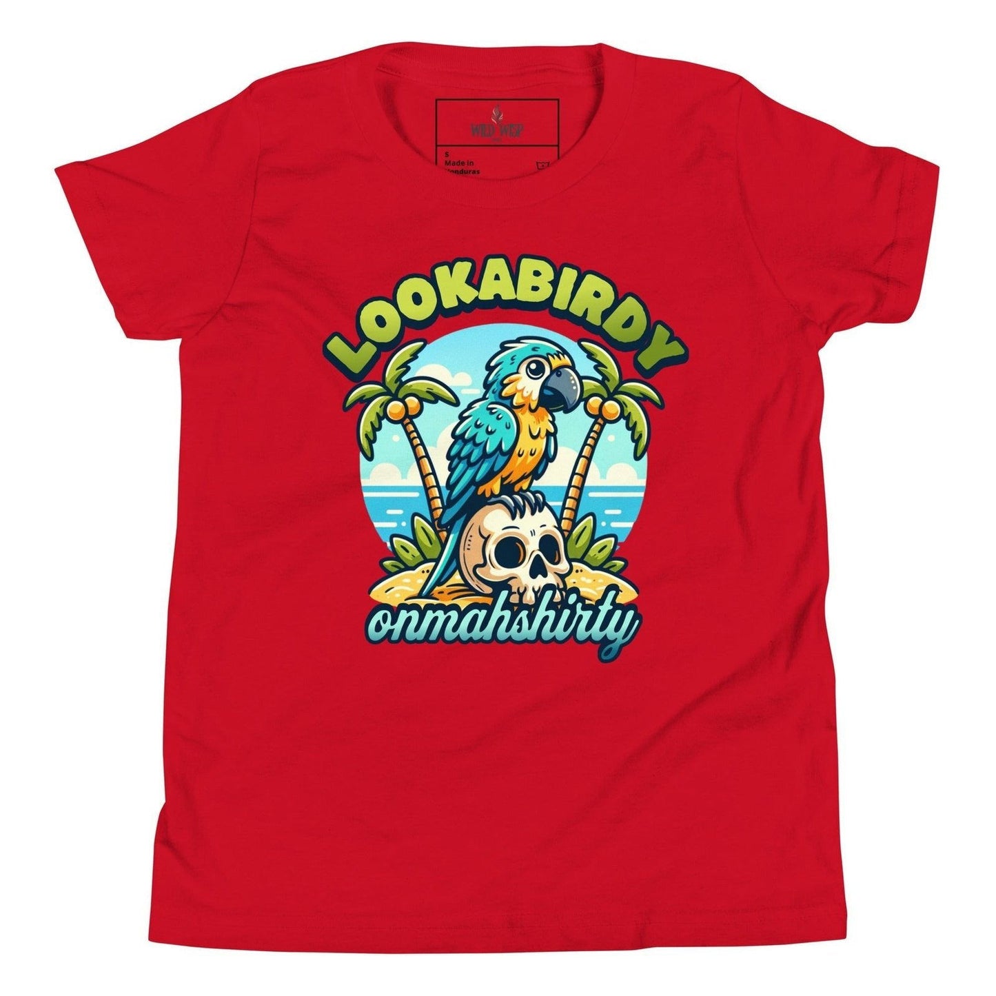 'Lookabirdy Onmahshirty' Youth Short Sleeve T-Shirt T-Shirts