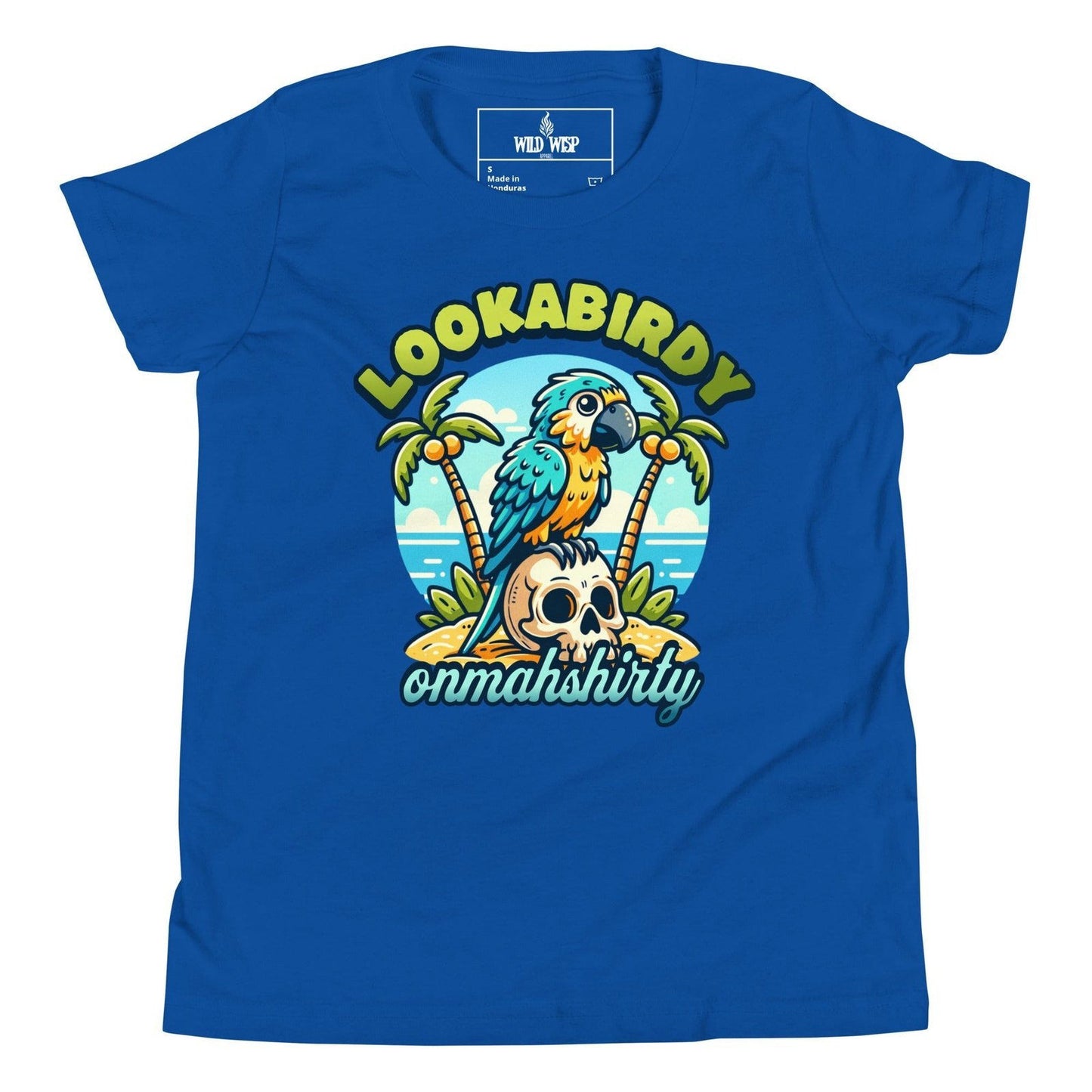 'Lookabirdy Onmahshirty' Youth Short Sleeve T-Shirt T-Shirts