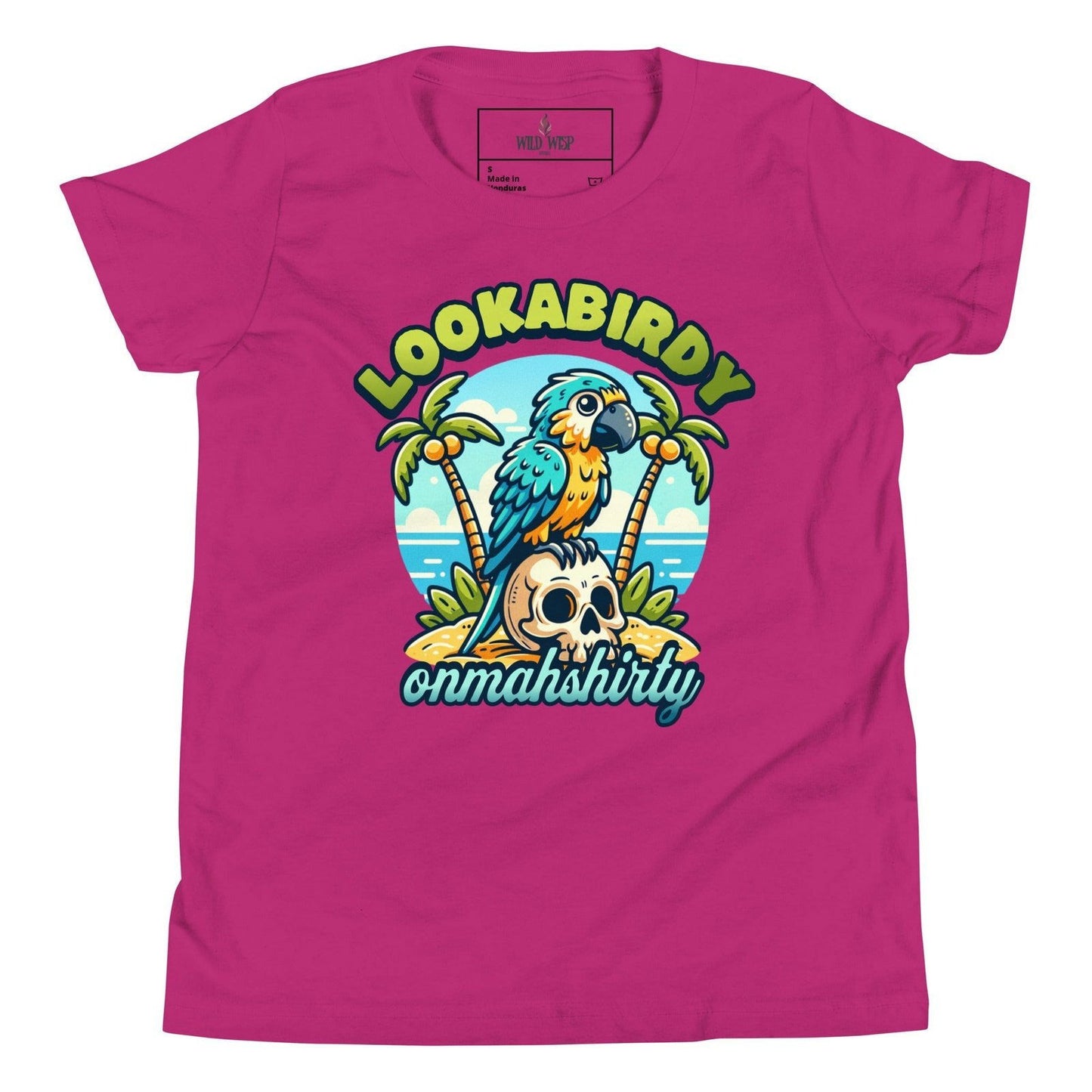 'Lookabirdy Onmahshirty' Youth Short Sleeve T-Shirt T-Shirts