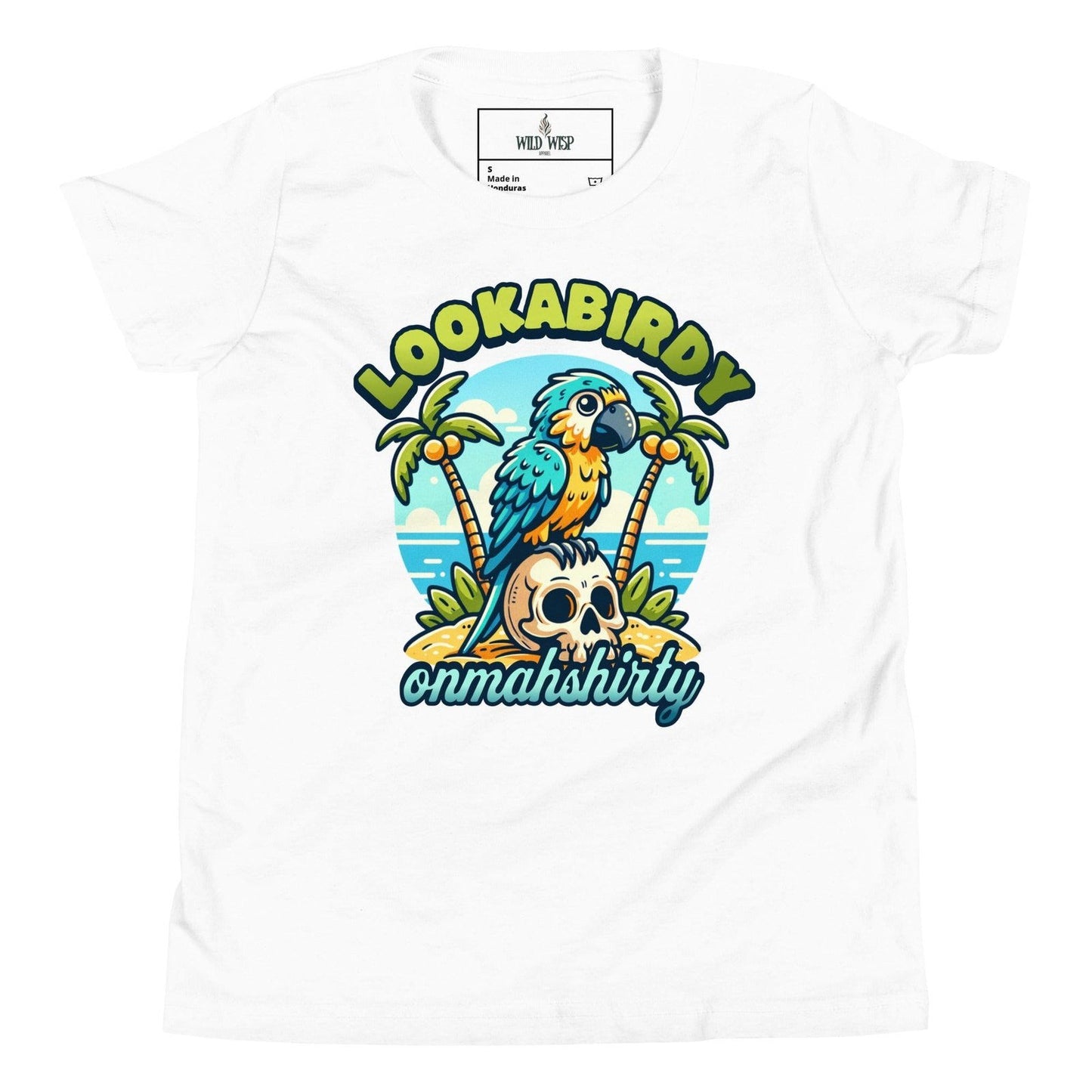 'Lookabirdy Onmahshirty' Youth Short Sleeve T-Shirt T-Shirts