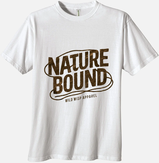 'Nature Bound' Organic Unisex Crewneck T-shirt T-Shirts