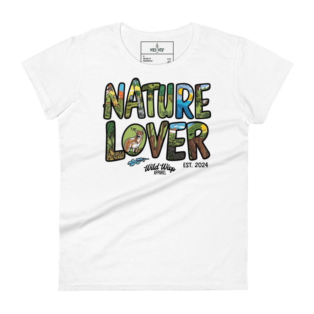 'Nature Lover' Women's short sleeve t-shirt T-Shirts