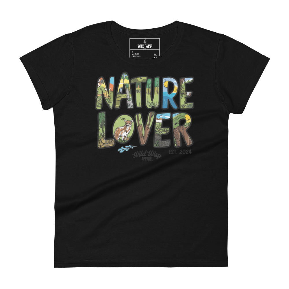 'Nature Lover' Women's short sleeve t-shirt T-Shirts
