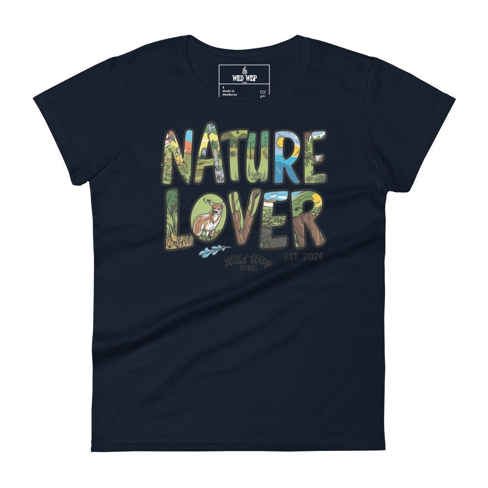 'Nature Lover' Women's short sleeve t-shirt T-Shirts
