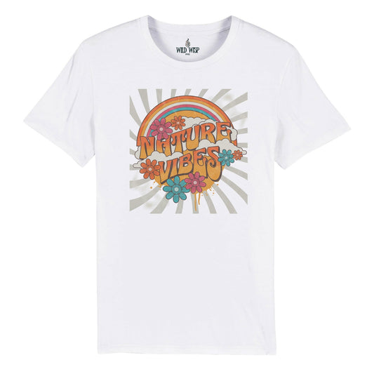'Nature Vibes' Organic Unisex Crewneck T-shirt T-Shirts