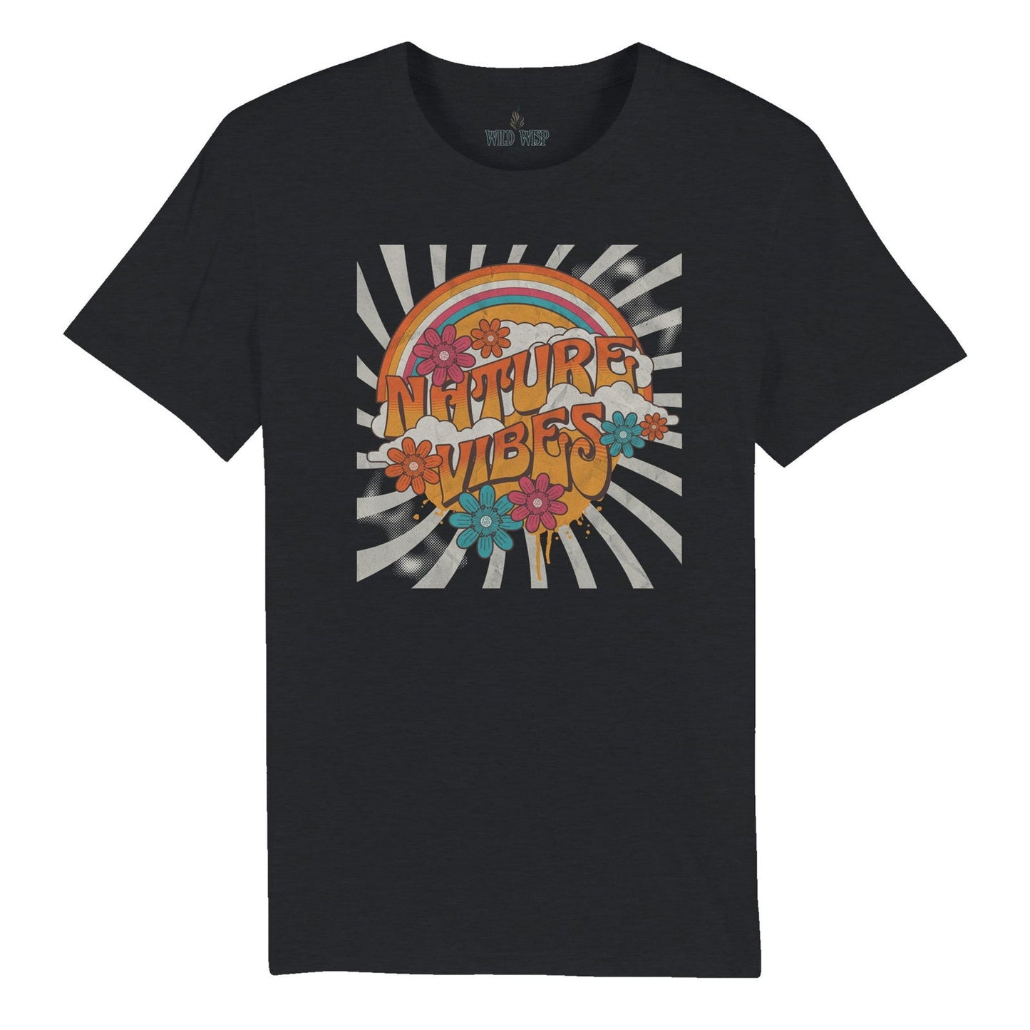 'Nature Vibes' Organic Unisex Crewneck T-shirt T-Shirts