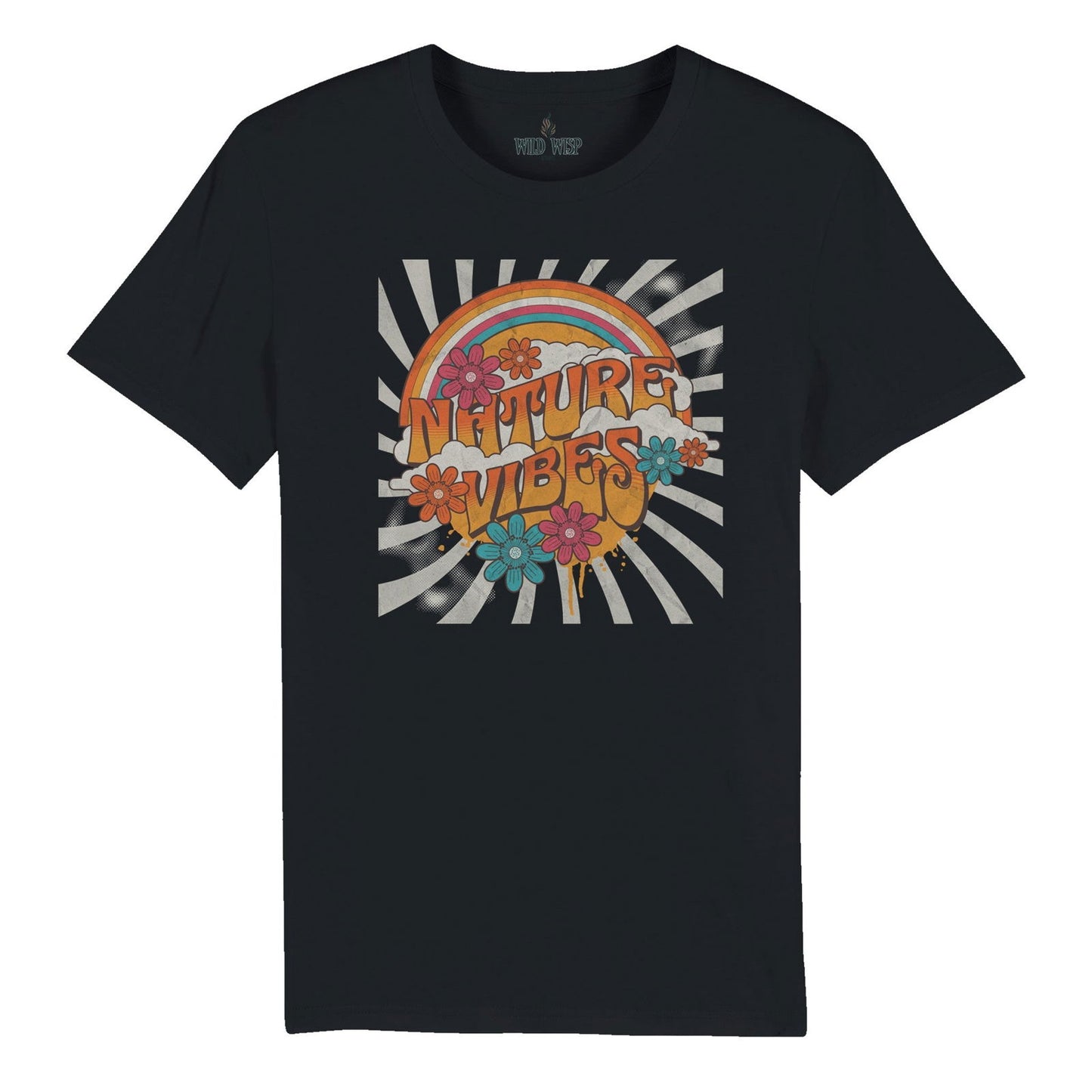 'Nature Vibes' Organic Unisex Crewneck T-shirt T-Shirts