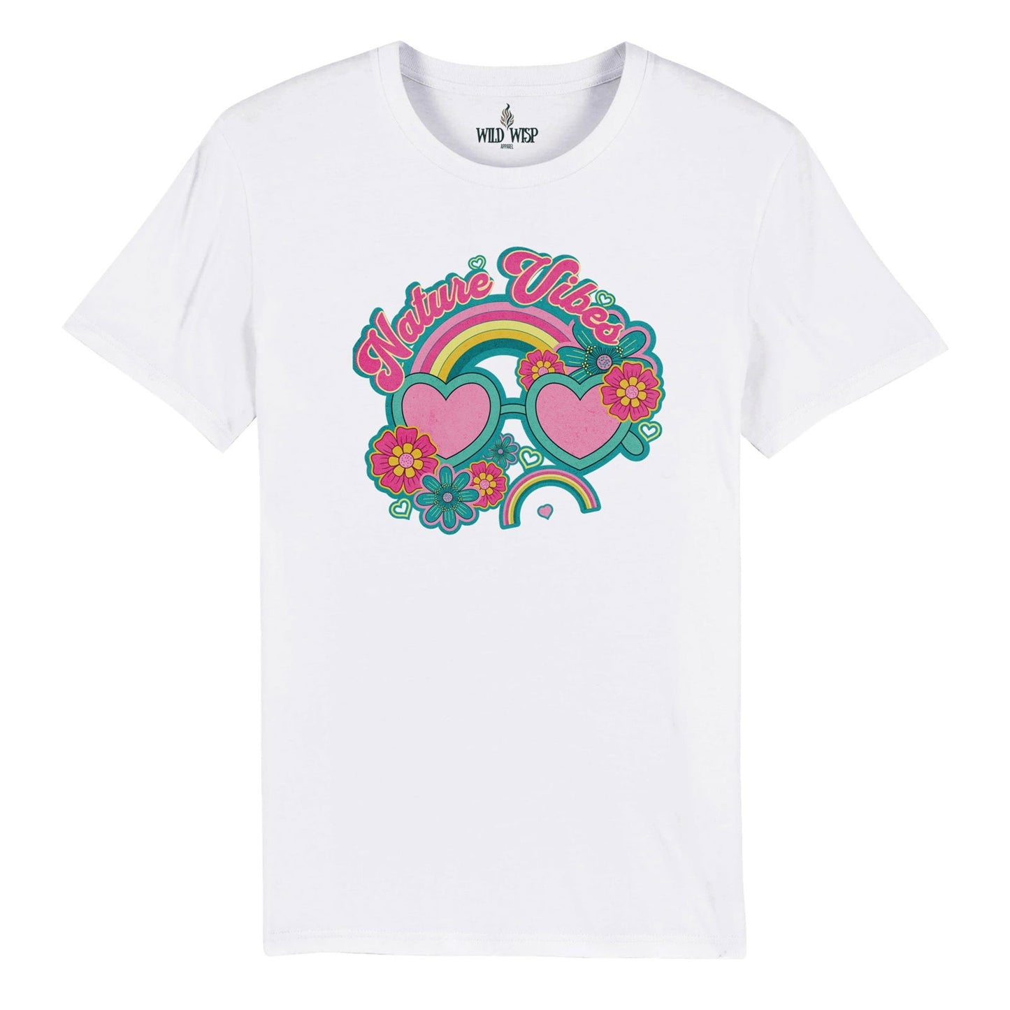 'Nature Vibes' Organic Unisex Crewneck T-shirt T-Shirts
