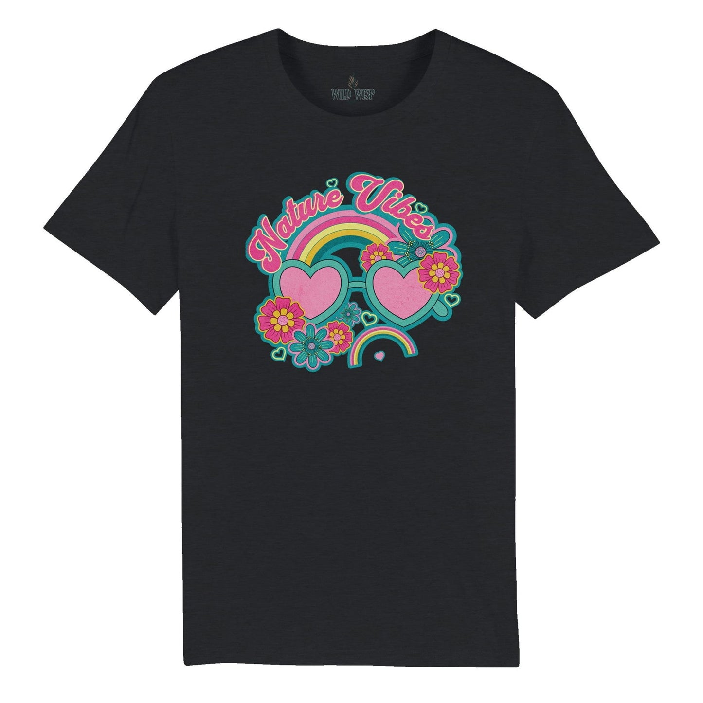 'Nature Vibes' Organic Unisex Crewneck T-shirt T-Shirts