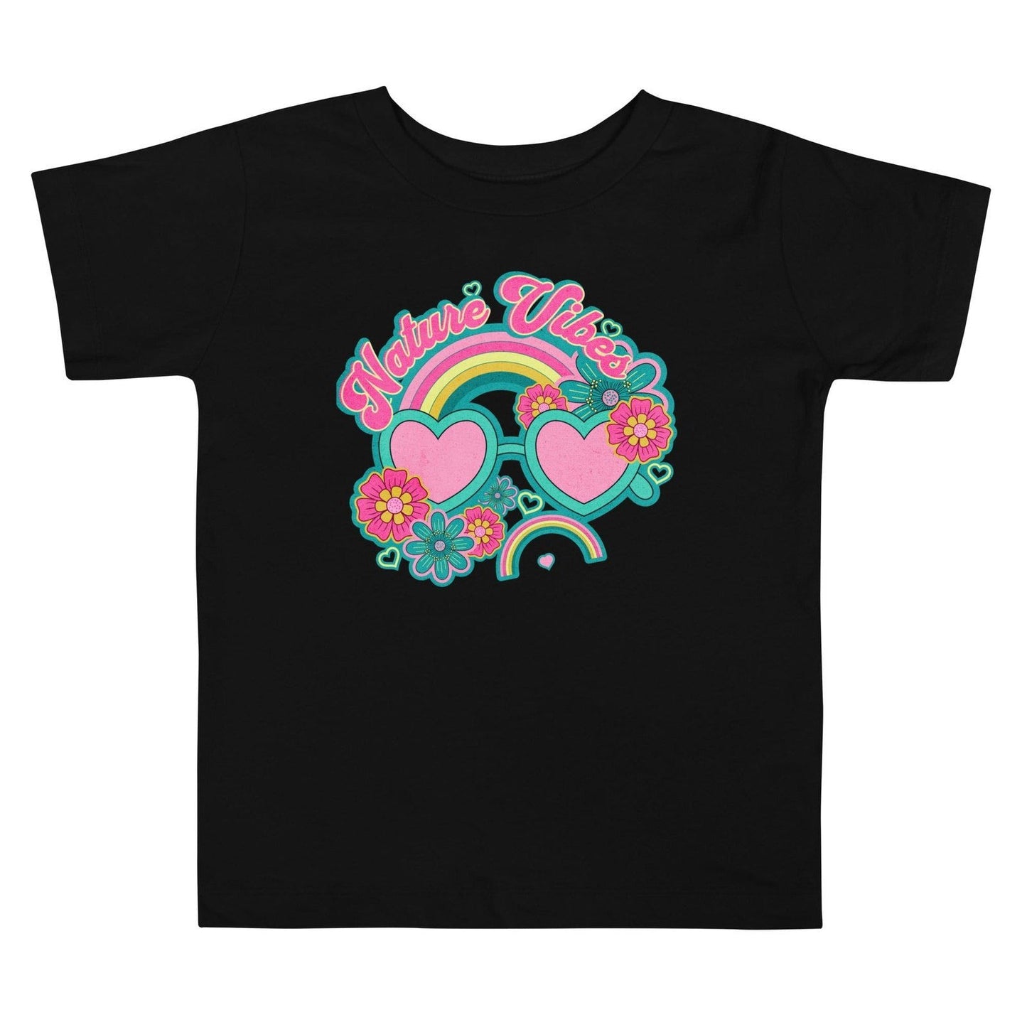'Nature Vibes' Toddler Short Sleeve Tee T-Shirts