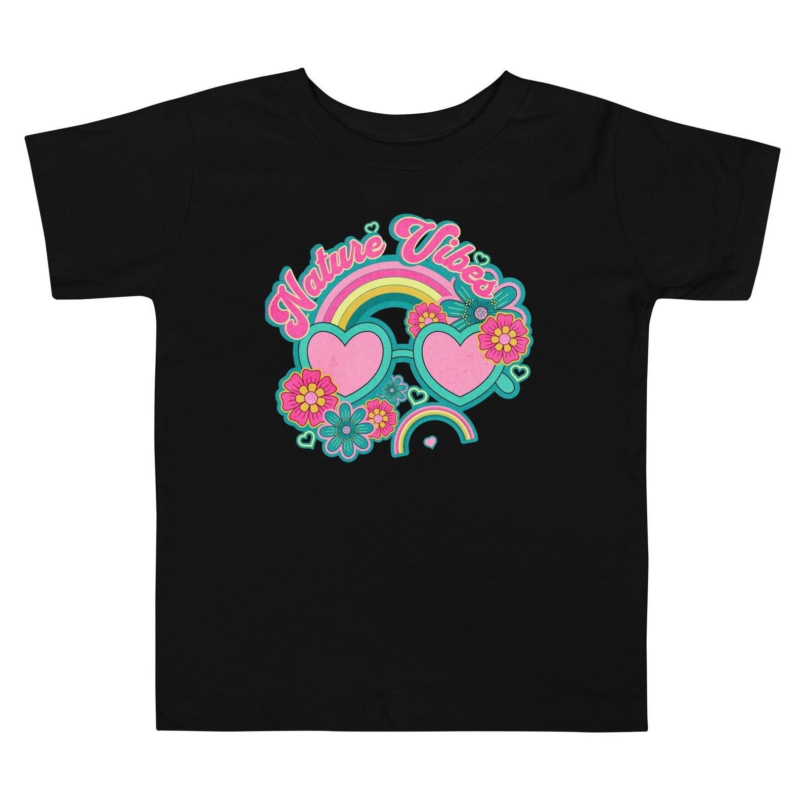 'Nature Vibes' Toddler Short Sleeve Tee T-Shirts