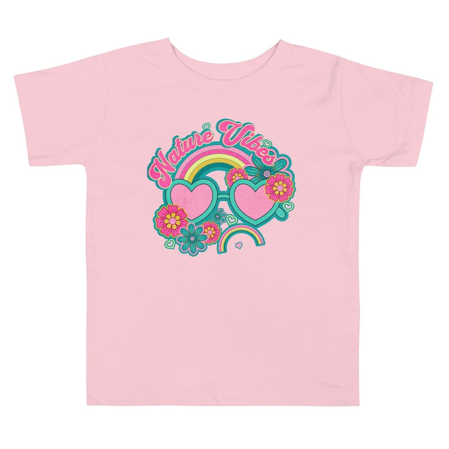 'Nature Vibes' Toddler Short Sleeve Tee T-Shirts