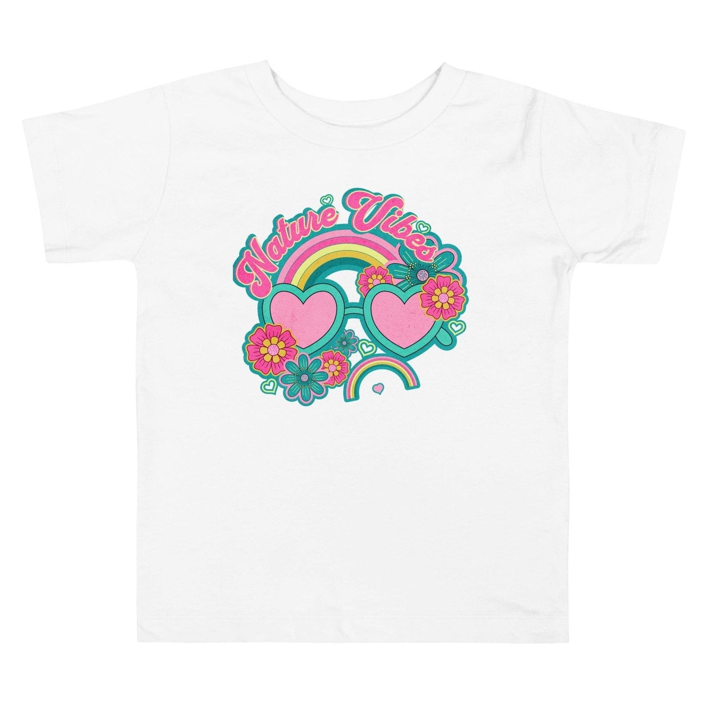 'Nature Vibes' Toddler Short Sleeve Tee T-Shirts