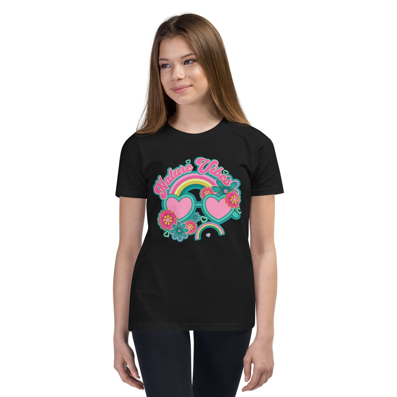 'Nature Vibes' Youth Short Sleeve T-Shirt T-Shirts