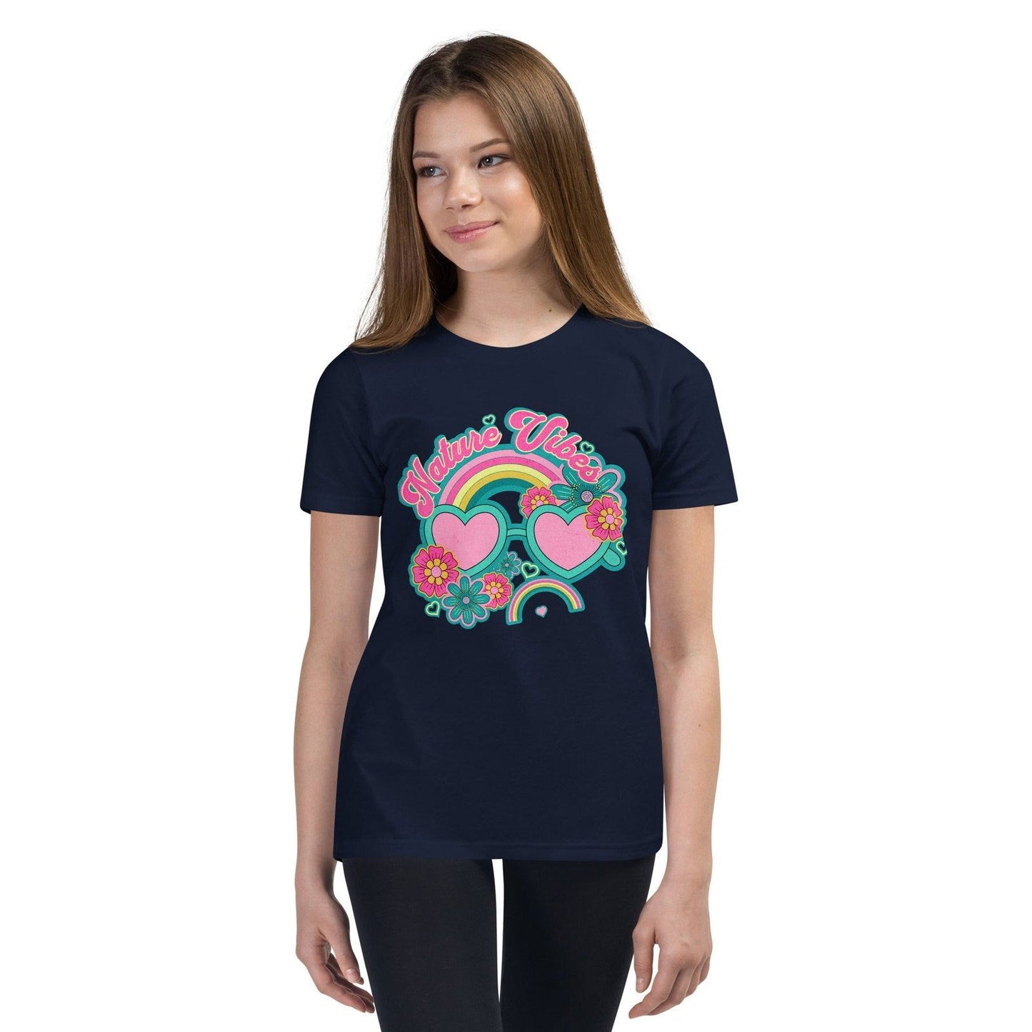 'Nature Vibes' Youth Short Sleeve T-Shirt T-Shirts