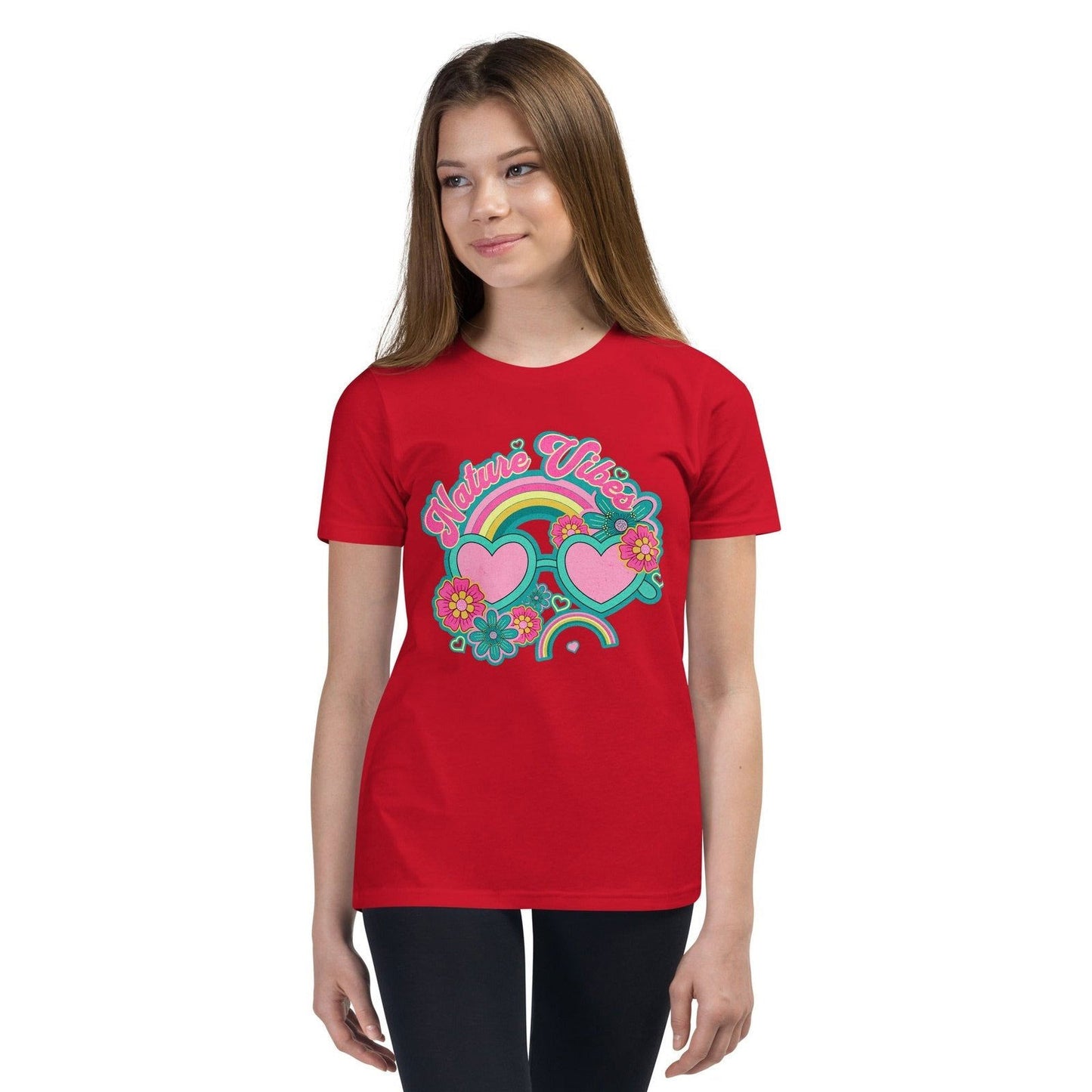 'Nature Vibes' Youth Short Sleeve T-Shirt T-Shirts