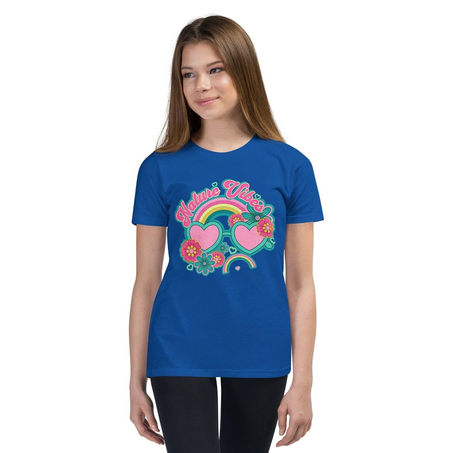 'Nature Vibes' Youth Short Sleeve T-Shirt T-Shirts