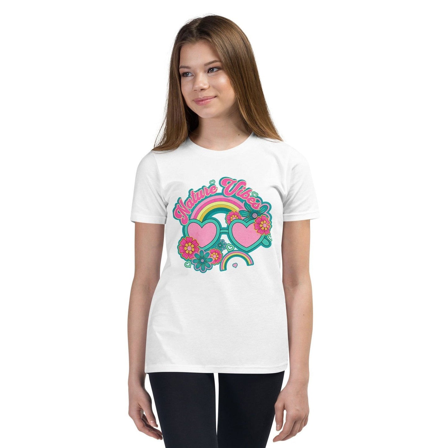 'Nature Vibes' Youth Short Sleeve T-Shirt T-Shirts