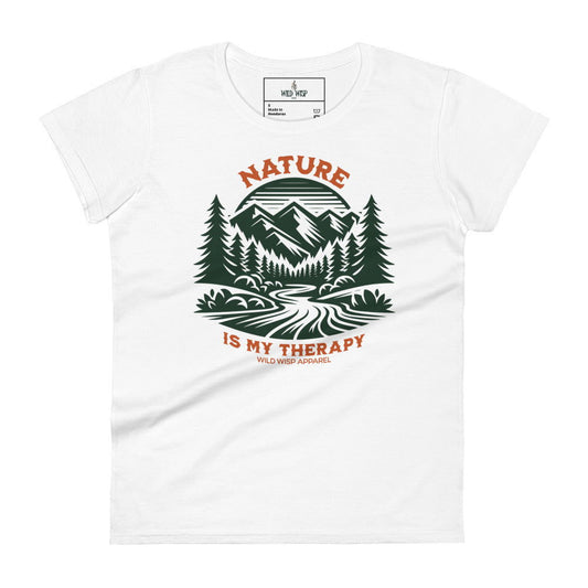 'Nature is My Therapy Forest' Women's short sleeve t-shirt T-Shirts