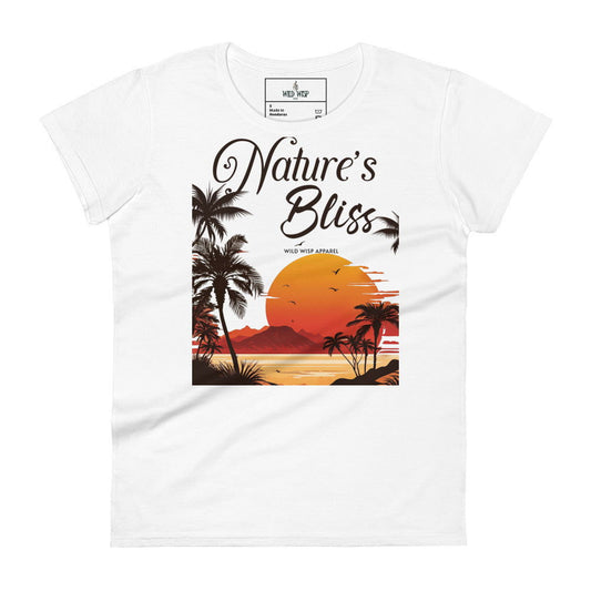 'Natures Bliss Tropical' Women's short sleeve t-shirt T-Shirts