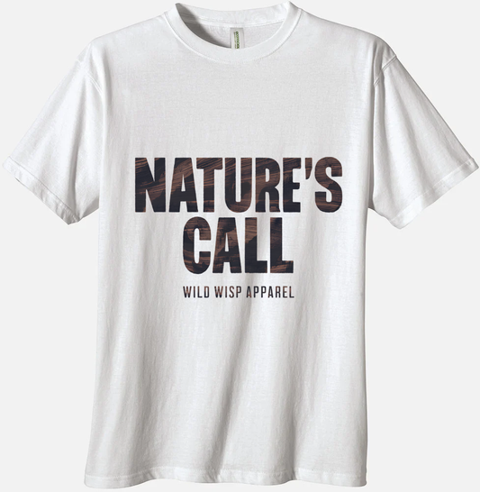 'Natures Call' Organic Unisex Crewneck T-shirt - Wild Wisp Apparel