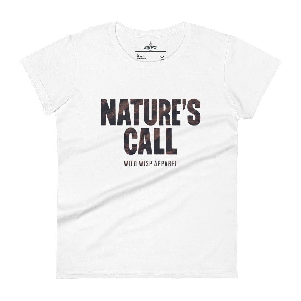 'Natures Call' Women's short sleeve t-shirt T-Shirts