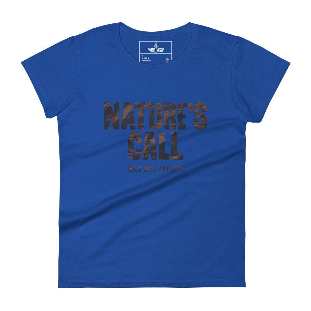 'Natures Call' Women's short sleeve t-shirt T-Shirts
