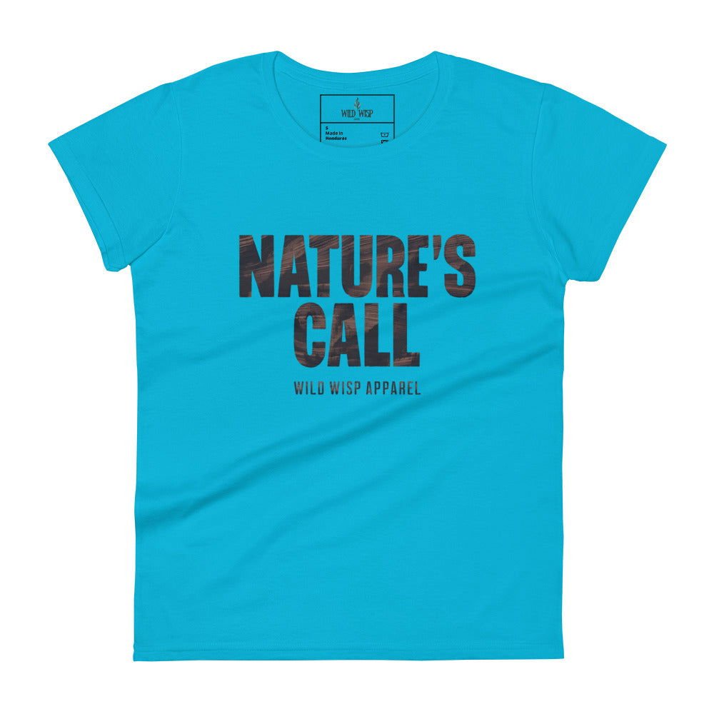 'Natures Call' Women's short sleeve t-shirt T-Shirts