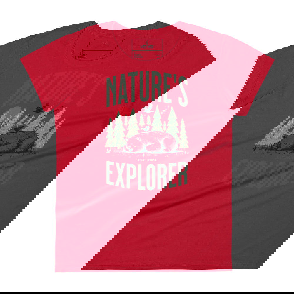 'Natures Explorer' Women's short sleeve t-shirt T-Shirts