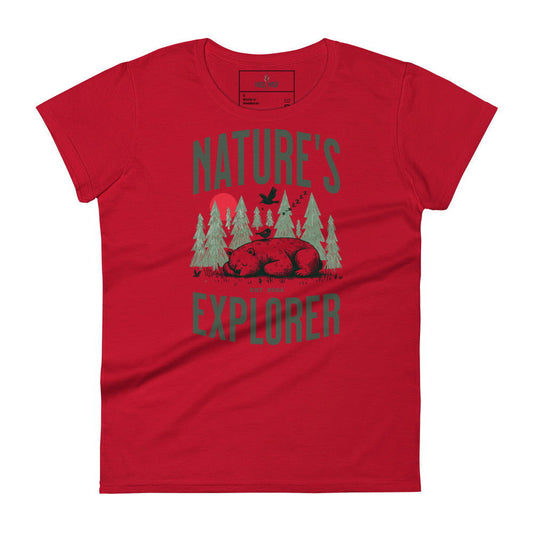 'Natures Explorer' Women's short sleeve t-shirt T-Shirts