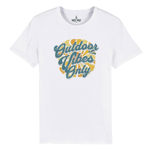 'Outdoor Vibes Only' Organic Unisex Crewneck T-shirt T-Shirts